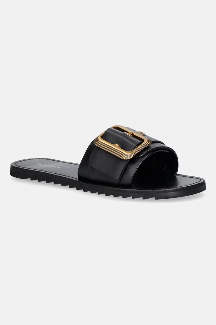 AllSaints sandali da donna in pelle Ella Slider Nero