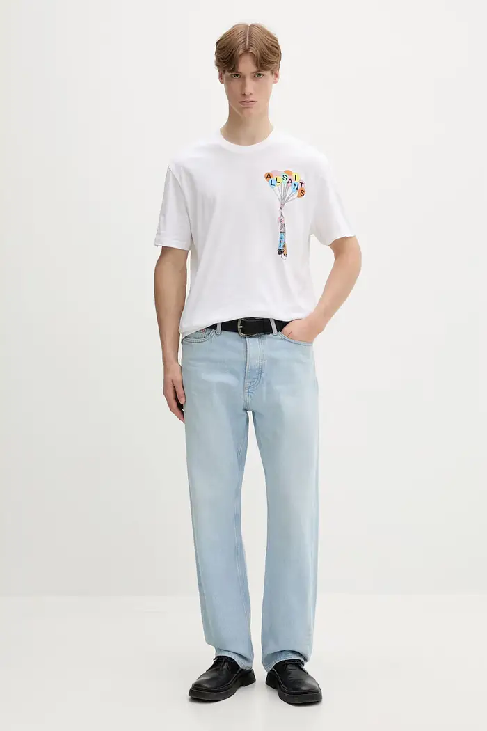 AllSaints t-shirt in cotone Beige