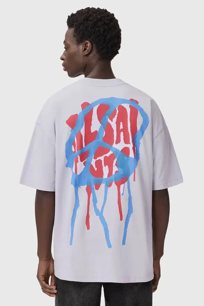 AllSaints t-shirt in cotone Violetto