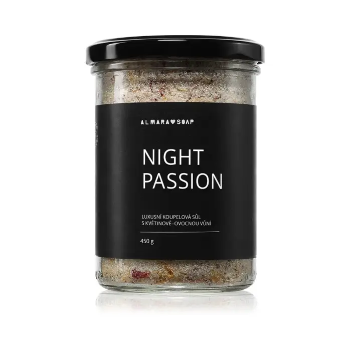 Almara soap Bath Sale Da Bagno Rilassante Con Profumazione Night Passion 450 G