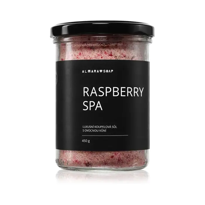 Almara soap Bath Sale Da Bagno Rilassante Con Profumazione Raspberry Spa 450 G