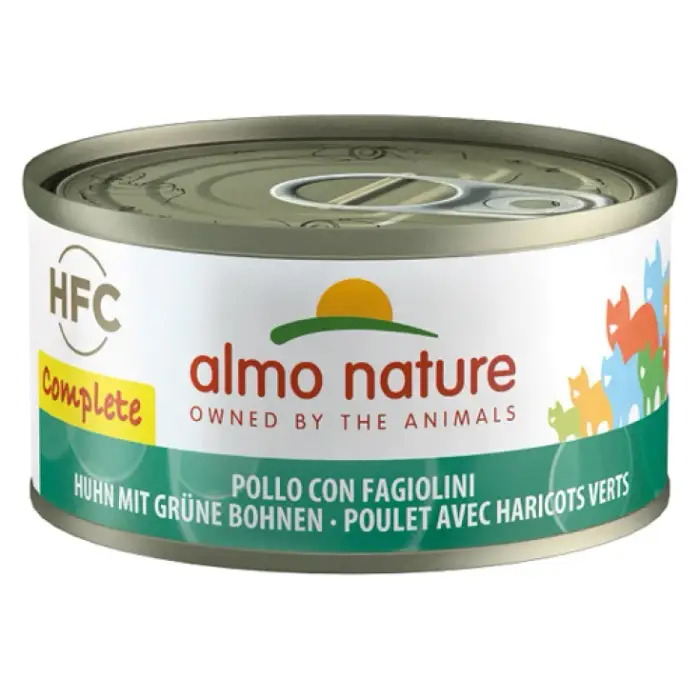 Almo Nature HFC Complete Gatto Pollo Fagiolini 70g - Alimento per gatti