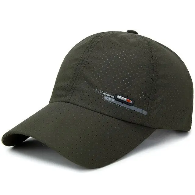 Aloisia 1Pc Estate di Marca di Lusso Per Gli Uomini di Sport In Esecuzione Sudore Berretto Da Baseball Maschio Canada Golf Caps Quick Dry