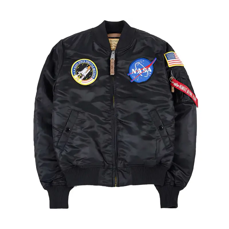 alpha industries BOMBER MA-1 VF NASA Nero