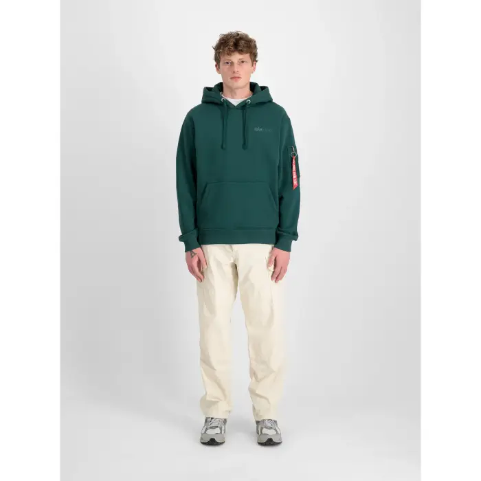 Felpa con cappuccio Alpha Industries Air Force Vert