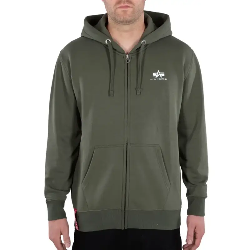 alpha industries Felpa con cappuccio Basic Zip