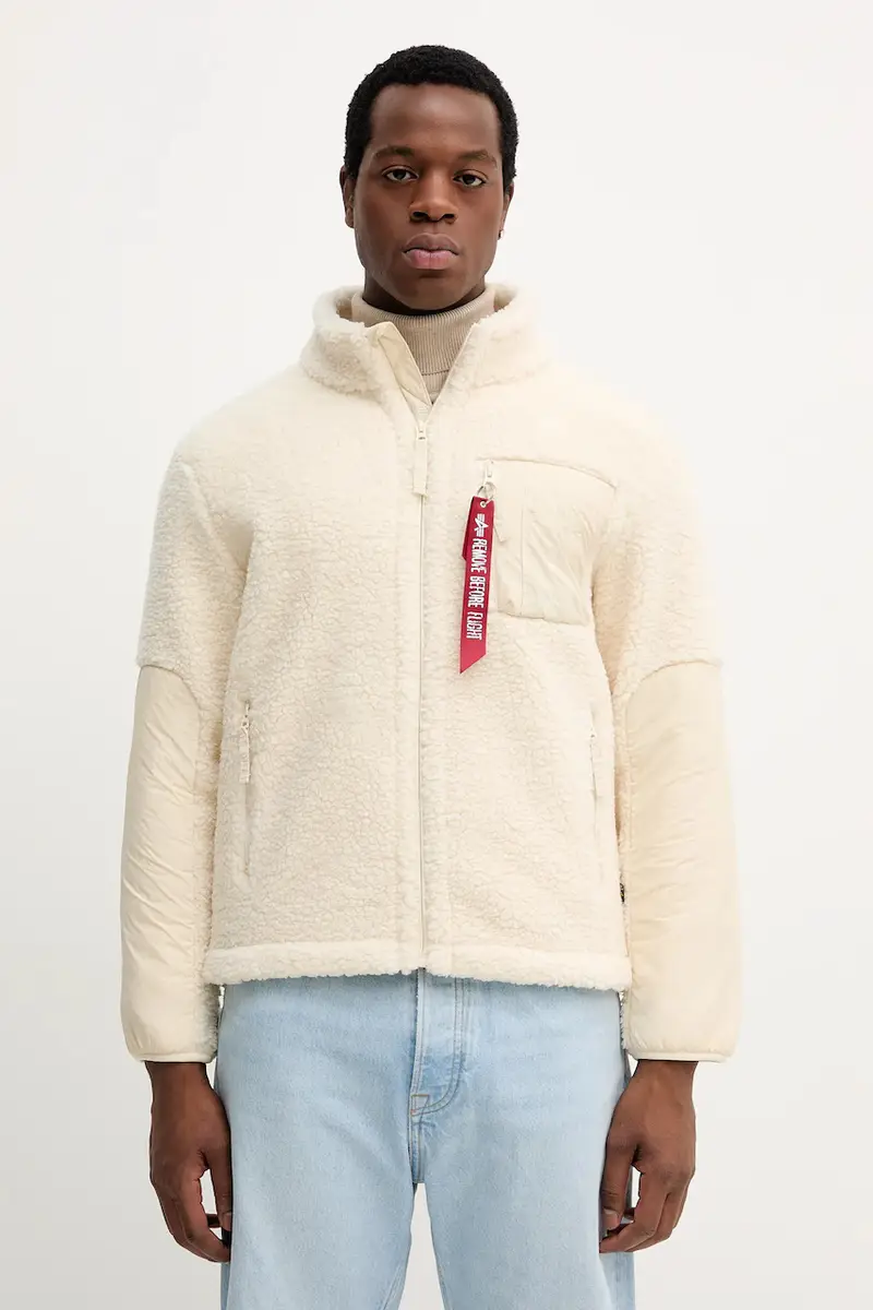 alpha industries felpa uomo colore beige 148118.16