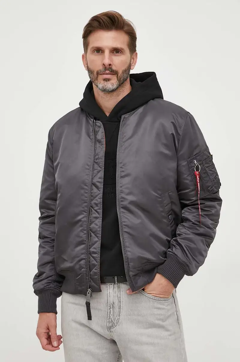 alpha industries giacca bomber MA-1 VF 59 uomo Grigio