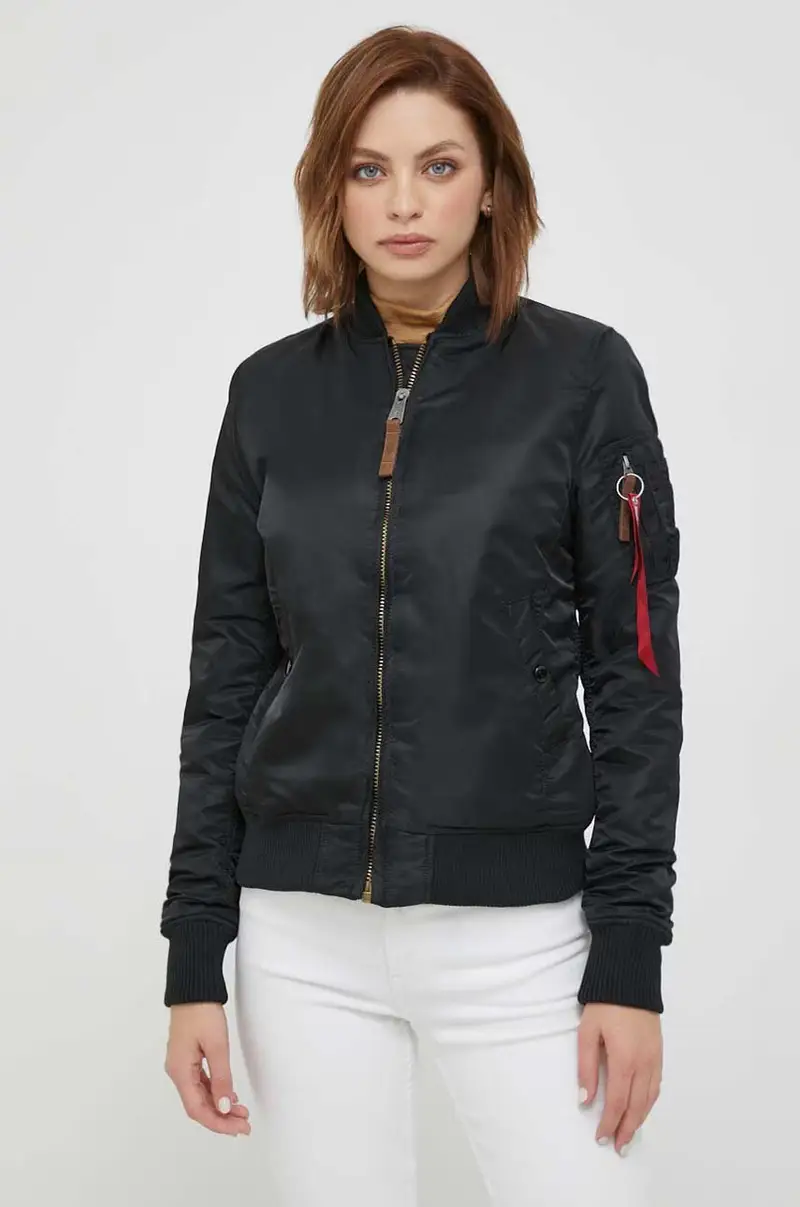 alpha industries giacca bomber MA-1 VF 59 Wmn donna Nero