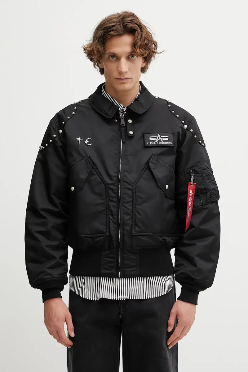alpha industries giacca bomber Nero
