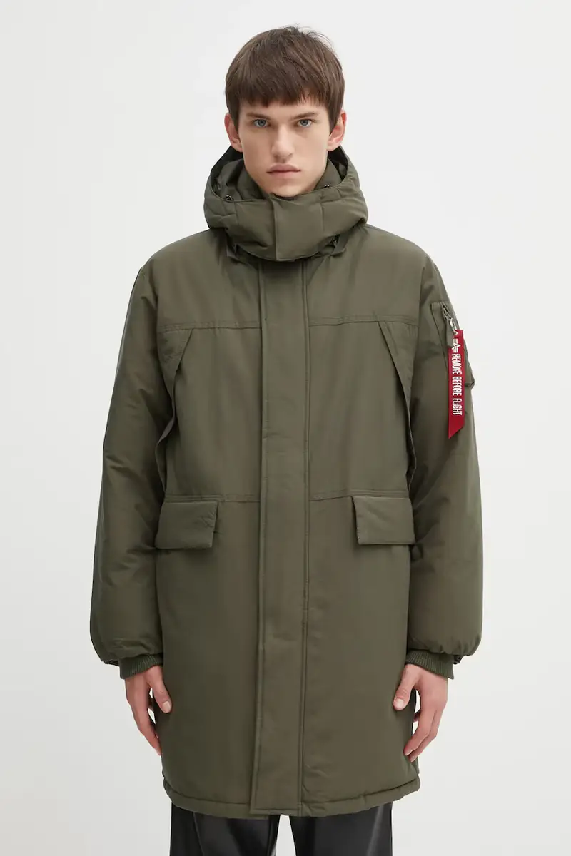alpha industries giacca uomo colore beige 148124 Verde