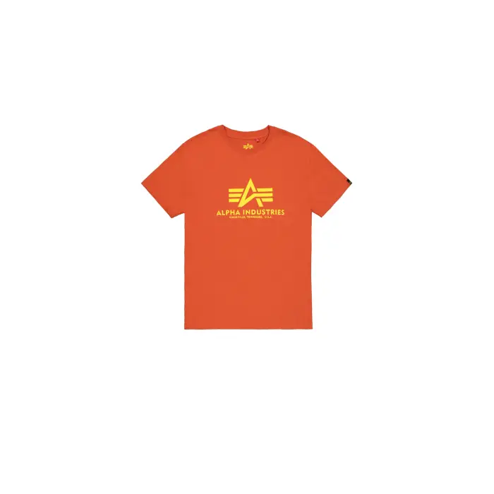 alpha industries T-shirt Basic Big Logo Rouge