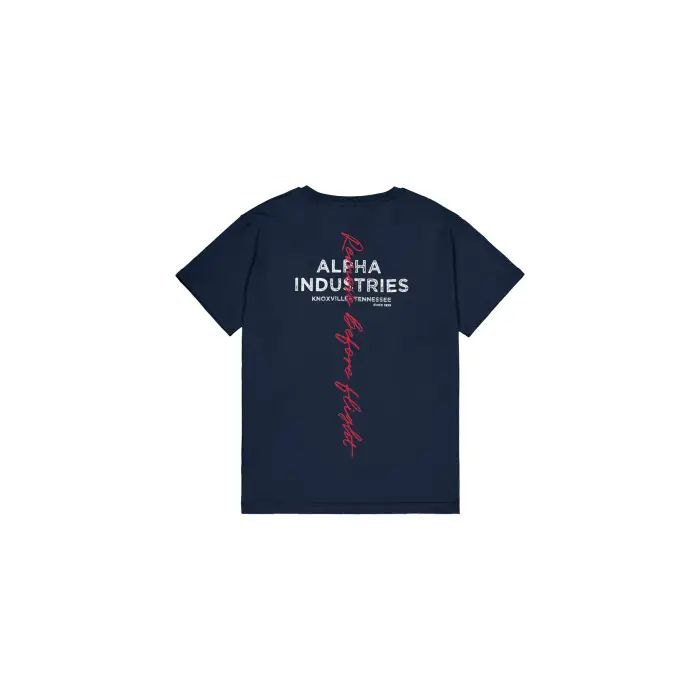 alpha industries T-shirt con stampa firma sul retro