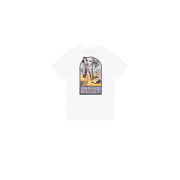 alpha industries T-shirt stampato con retro della marina