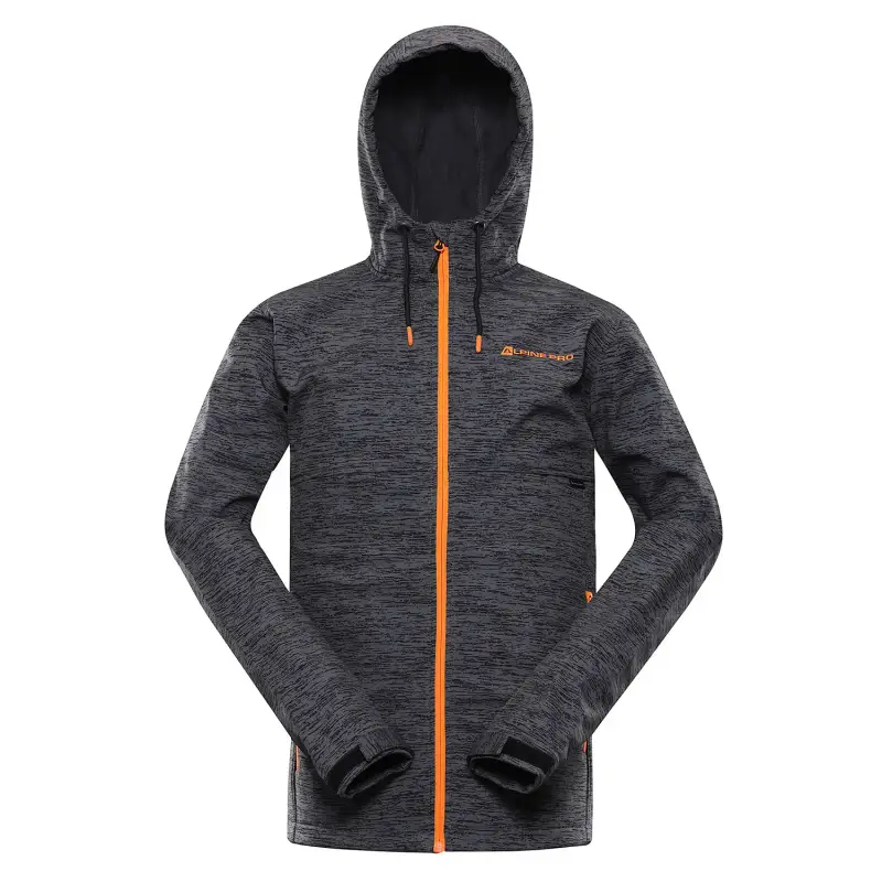 Alpine Pro Giacca con cappuccio Heras Gris