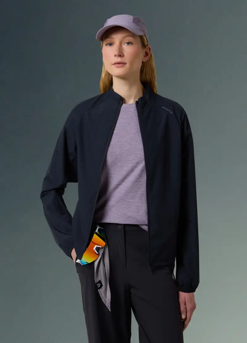 ALTAVIA Giacca Antivento With Deborah Compagnoni, Donna, Blu