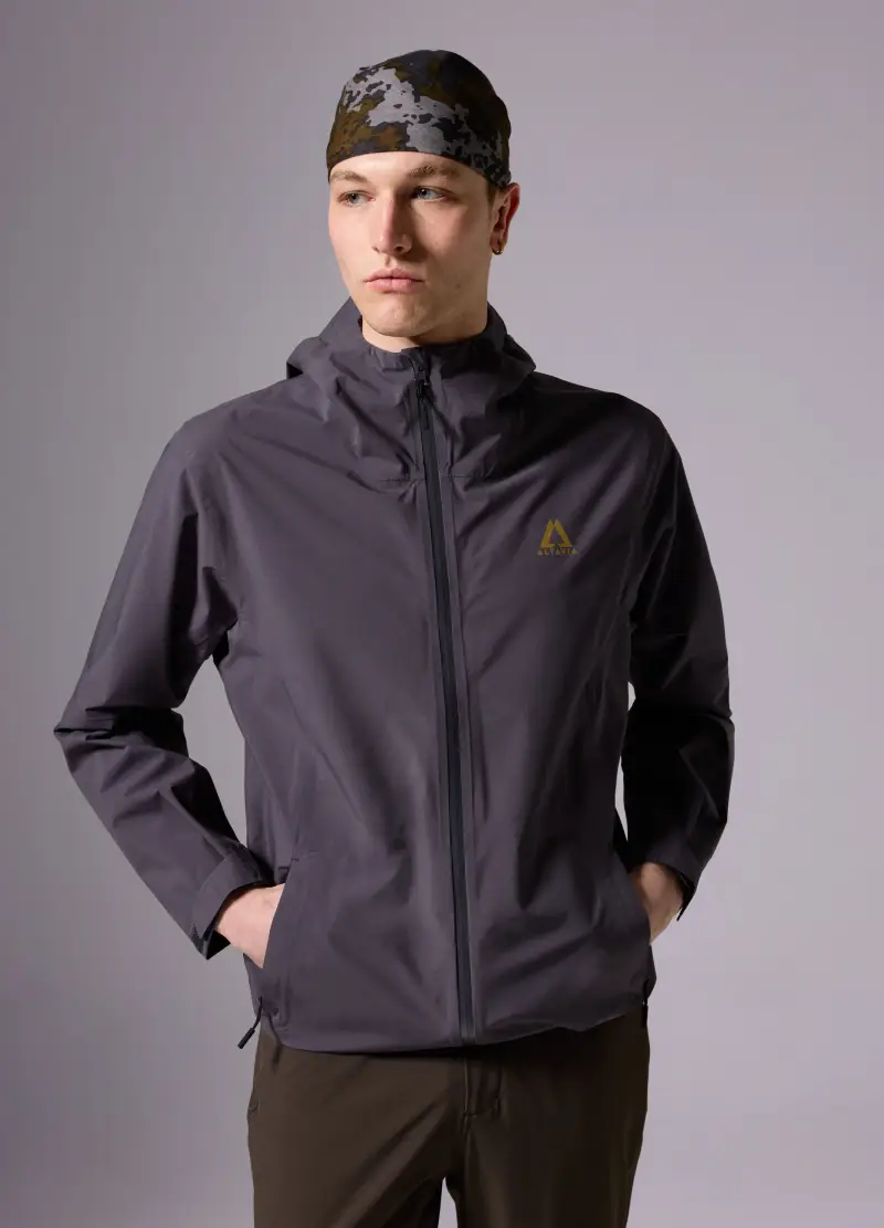 ALTAVIA Giacca Guscio Antipioggia With Deborah Compagnoni, Uomo, Grigio