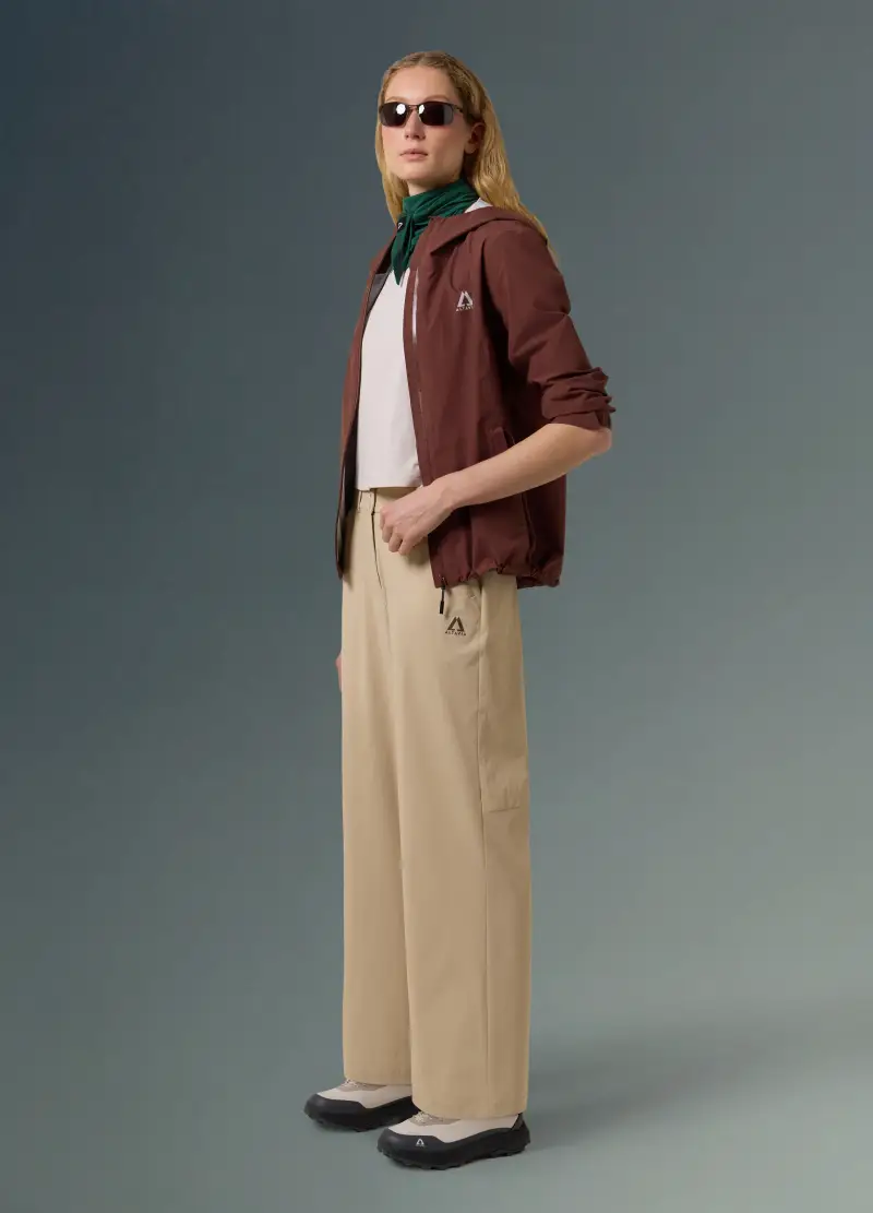 ALTAVIA Pantaloni Da Trekking Wide Leg With Deborah Compagnoni, Donna, Beige