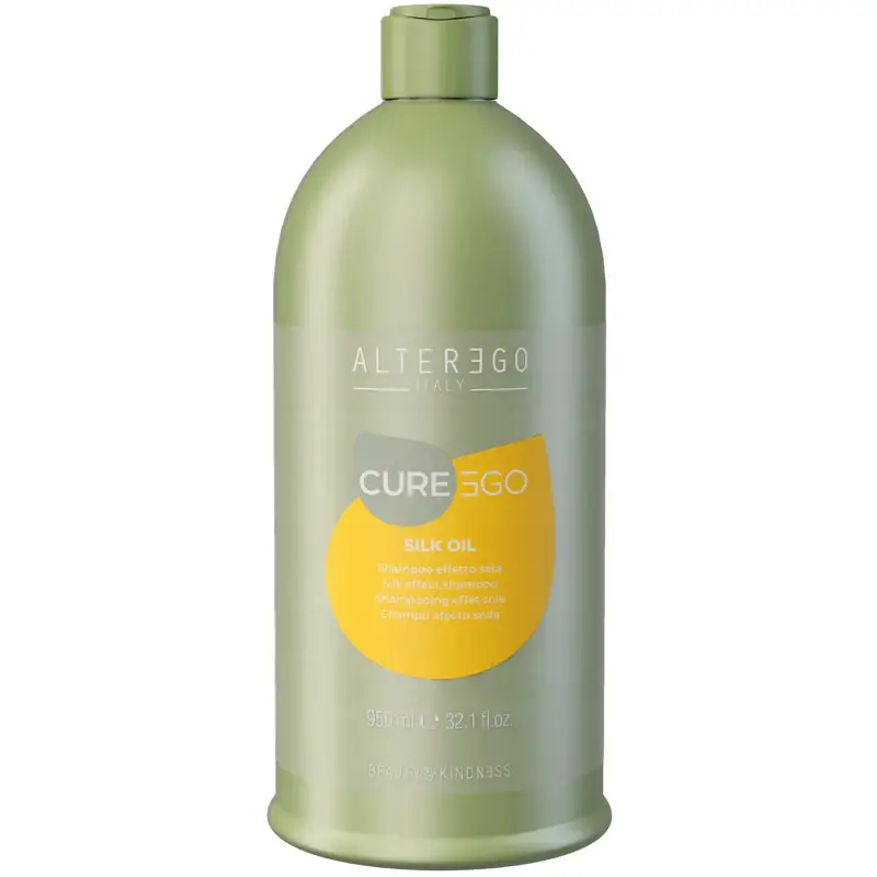 Alter ego CureEgo Silk Oil Shampoo lisciante per capelli, 950 ml