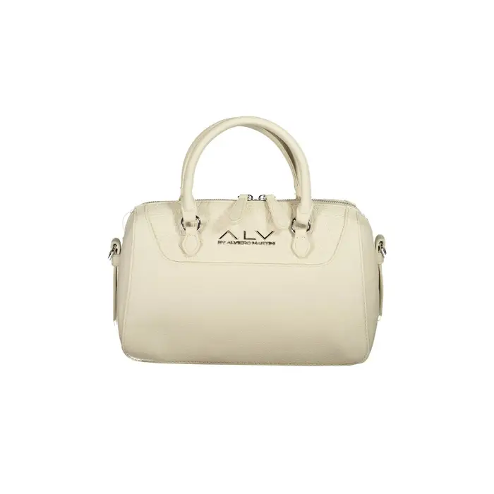 Borsa a Tracolla Donna Bianca Zip Bianco