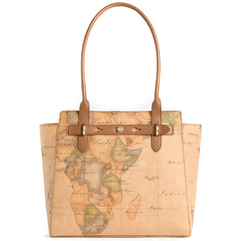 Alviero Martini 1A Classe Escape Geo Shopping LE60 G616 970 Tabacco