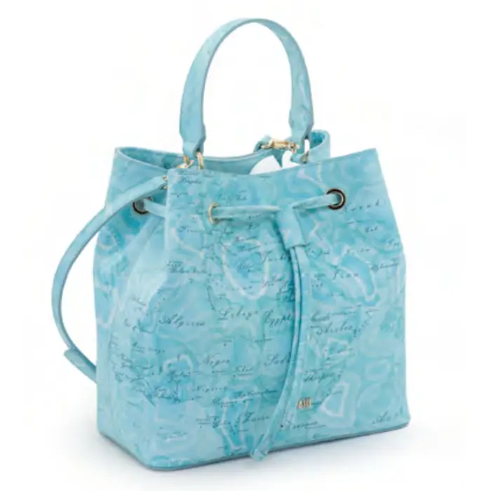 Alviero Martini 1A Classe Pacific Geo Borsa a Mano e tracolla LF33 9941 163 Turchese