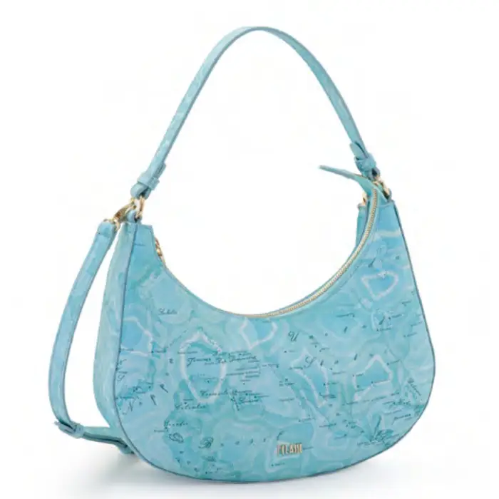 Alviero Martini 1A Classe Pacific Geo Borsa a spalla LF32 9941 163 Turchese