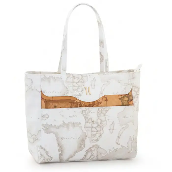 Alviero Martini 1A Classe Shopping White Geo Mix LF62 MIXG 900