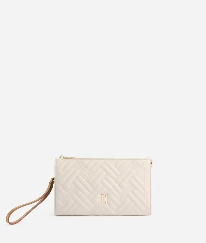 1C Urban Glow clutch Avorio