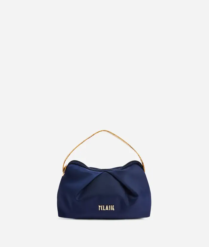 Alviero Martini Beauty case con manichetto in nylon Blu Notte