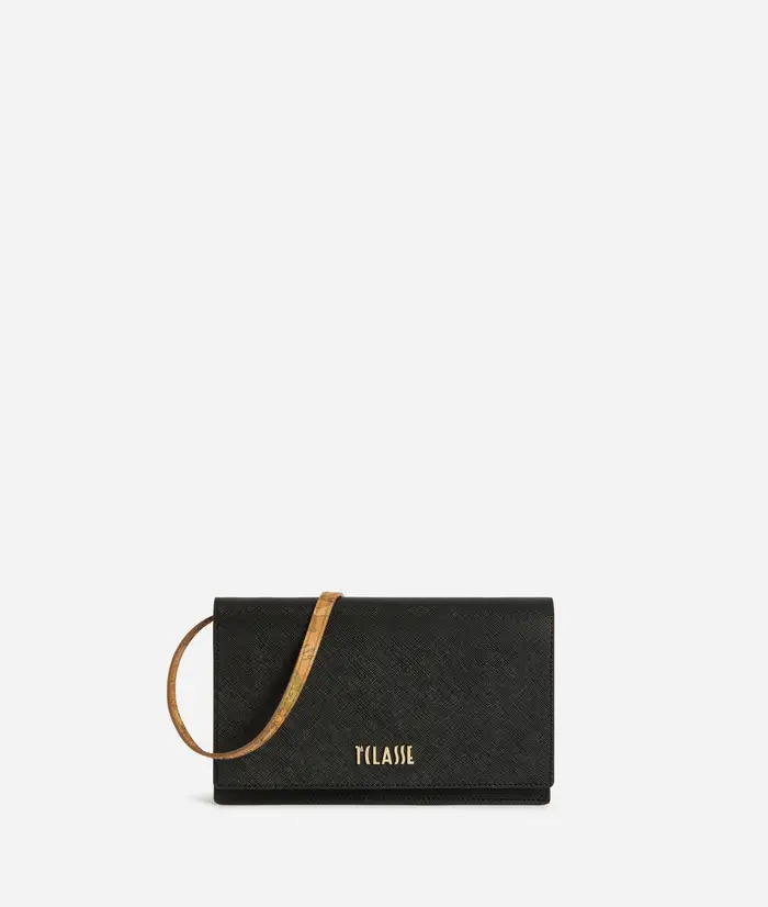 Bloom City pochette con patta Nera