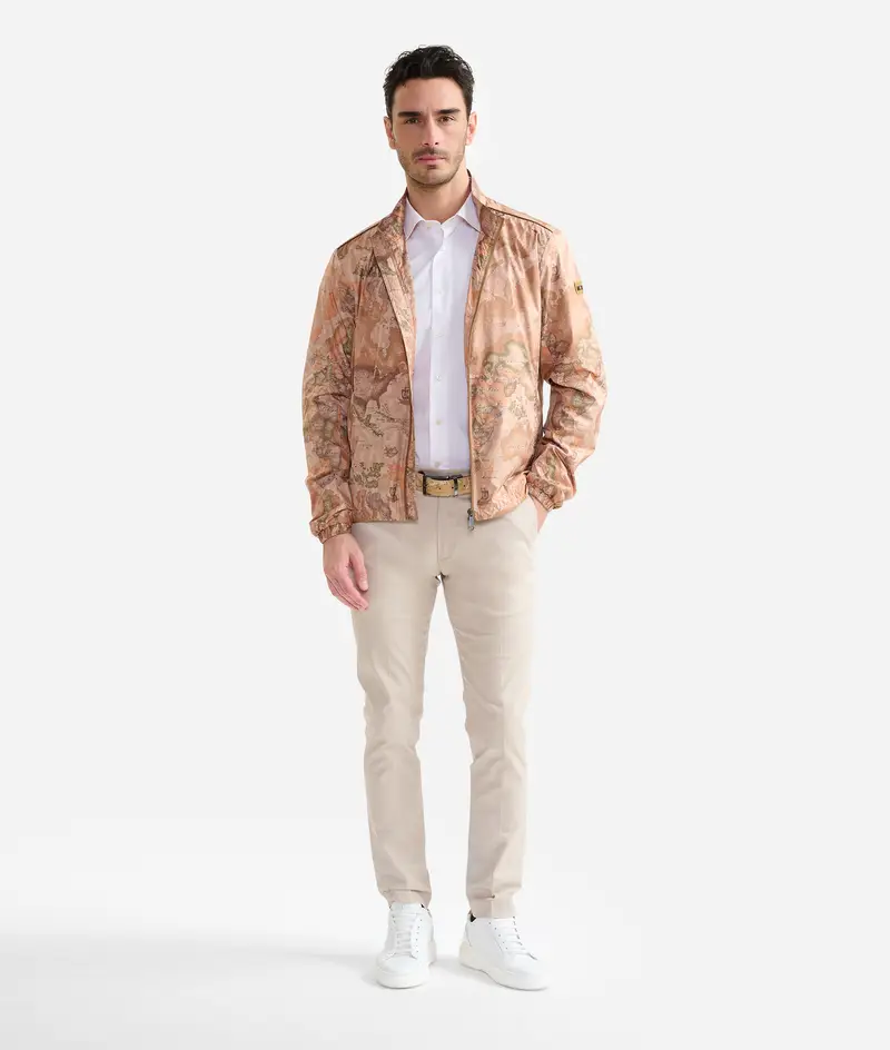 Alviero Martini Bomber in nylon Geo Classic