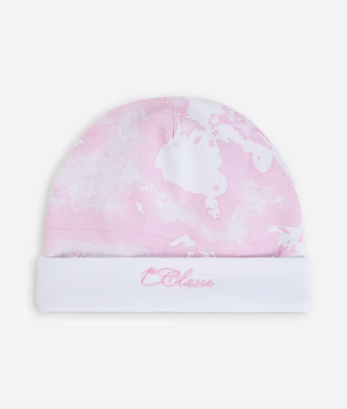 Alviero Martini Cappellino in cotone Geo Bubble Rosa