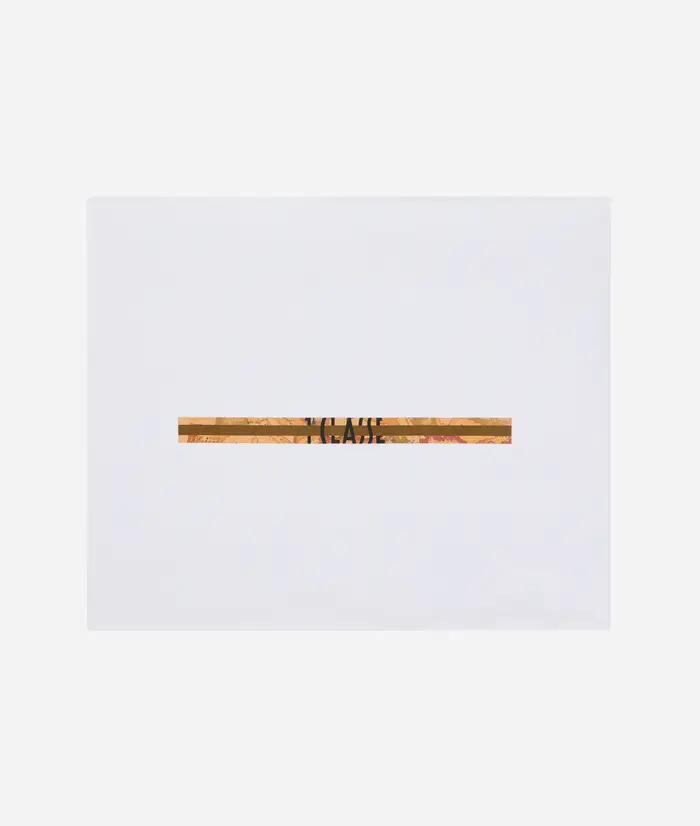 Copertina in cotone Geo Tetris Bianca