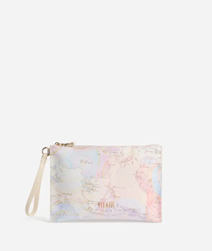 Alviero Martini Geo Dots Art clutch Multicolor
