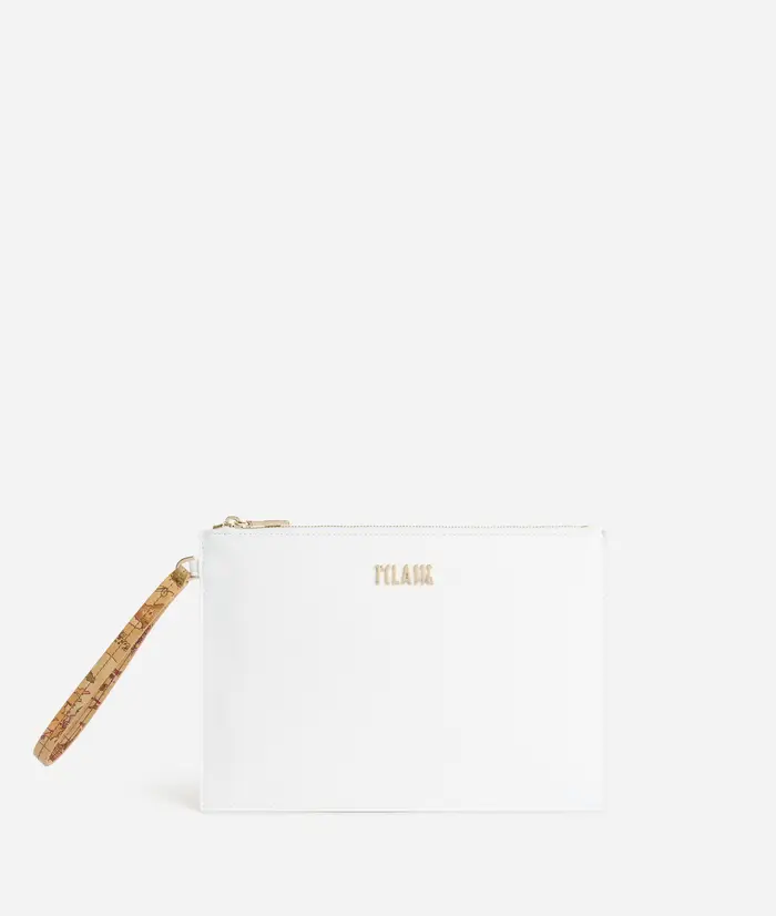 Geo Harmonia clutch con polsiera Bianca