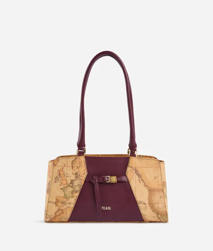 Alviero Martini Geo Saloon borsa sottospalla Burgundy