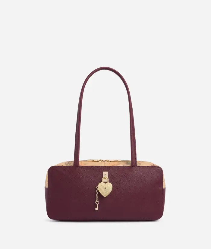 Alviero Martini Love Charm Bag borsa sottospalla Burgundy