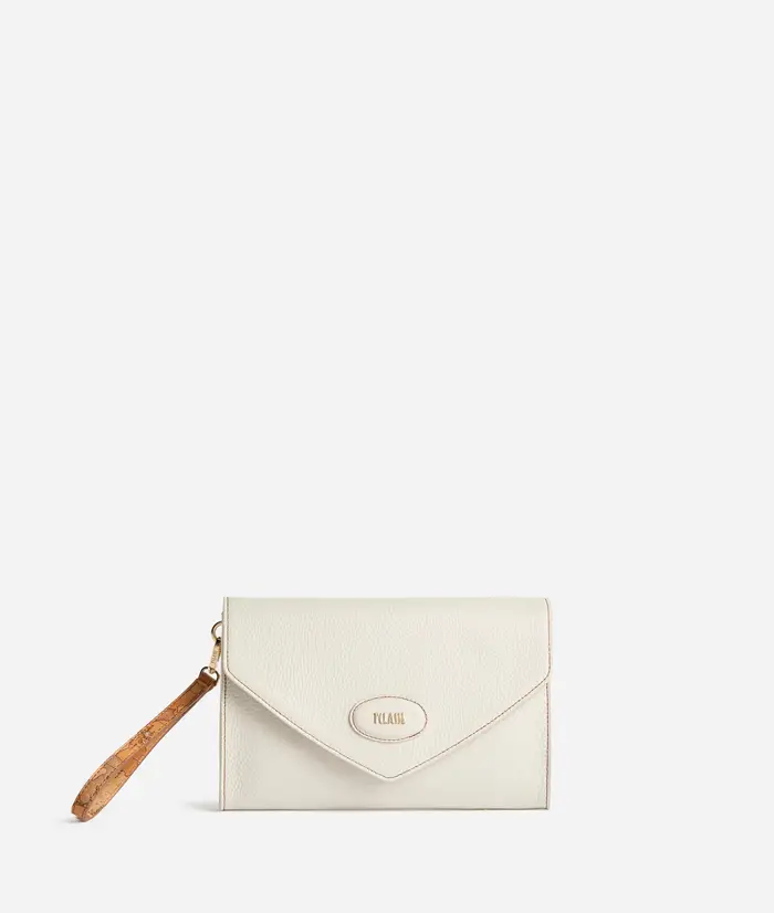 Alviero Martini Rodeo Leather clutch Avorio