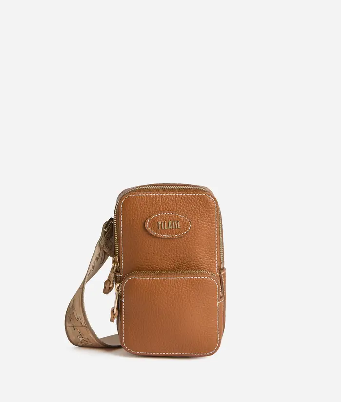 Alviero Martini Rodeo Leather portacellulare Cuoio