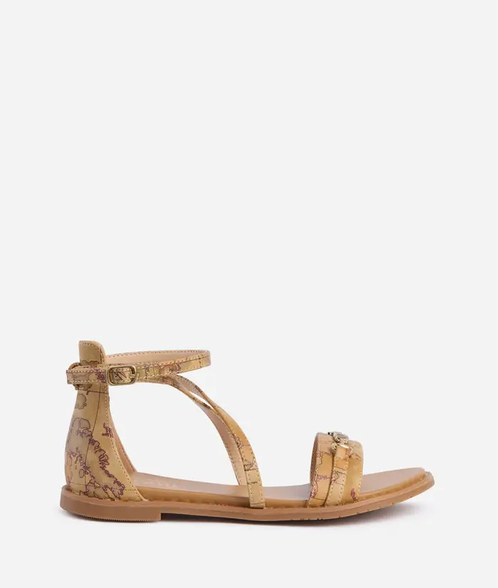 Sandali a tallone chiuso in eco nappa Geo Classic