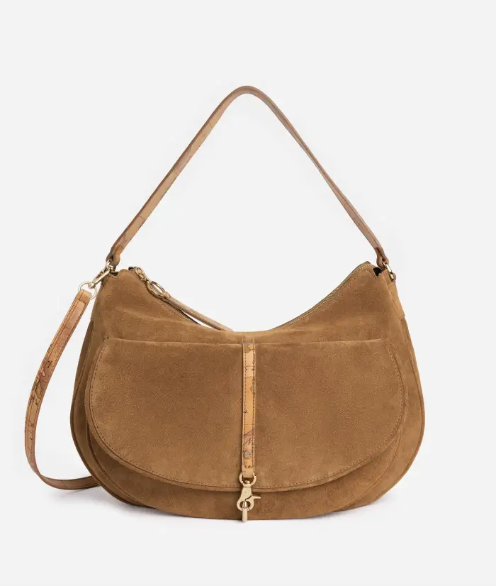 Alviero Martini Savage Leather maxi tracolla Terra di Siena
