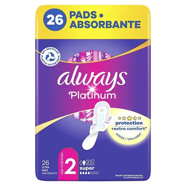 Platinum Super assorbenti 26 pezzi - Assorbenti igienici