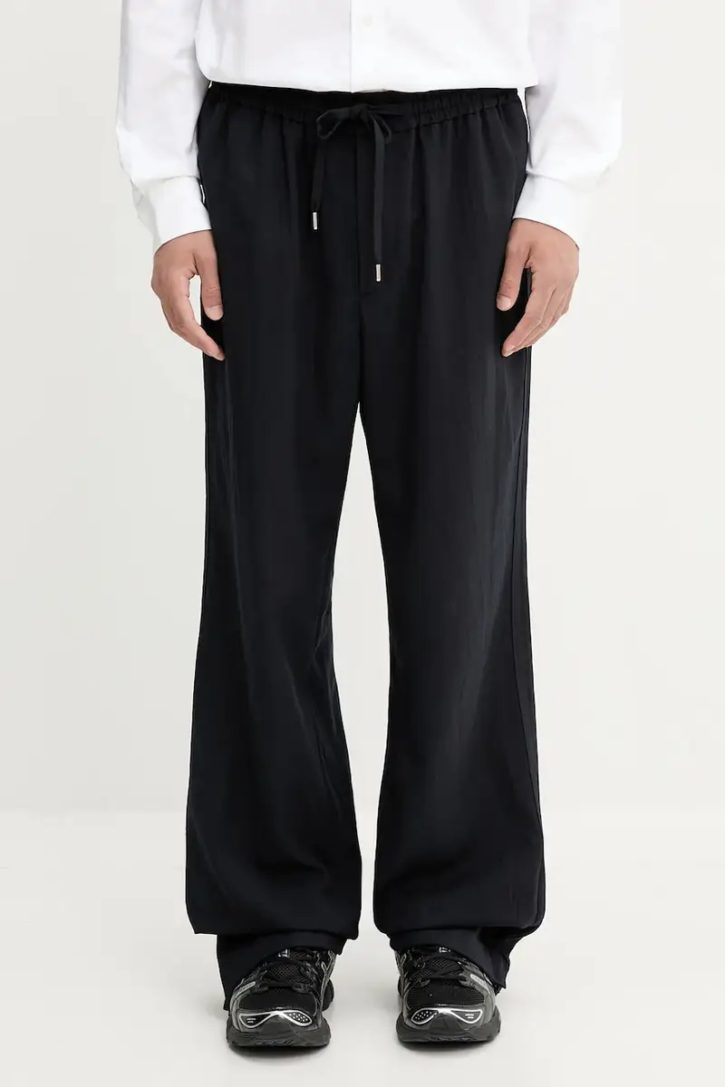 Ambush pantaloni in misto lana Suit Pants uomo colore blu navy 12115314