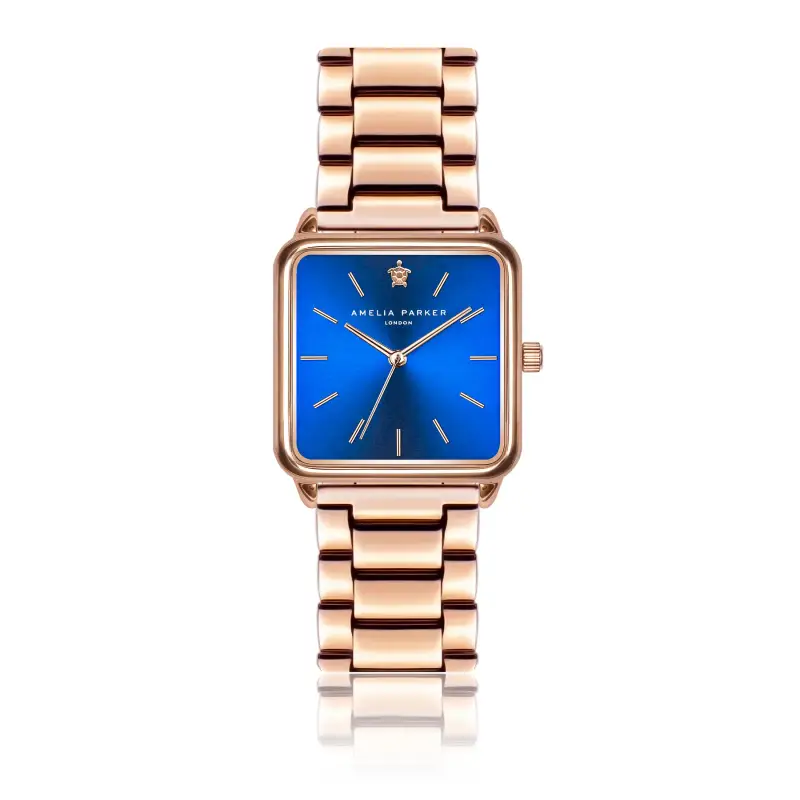 Amelia Parker Orologio da donna Pacific Ocean Rose Gold Link