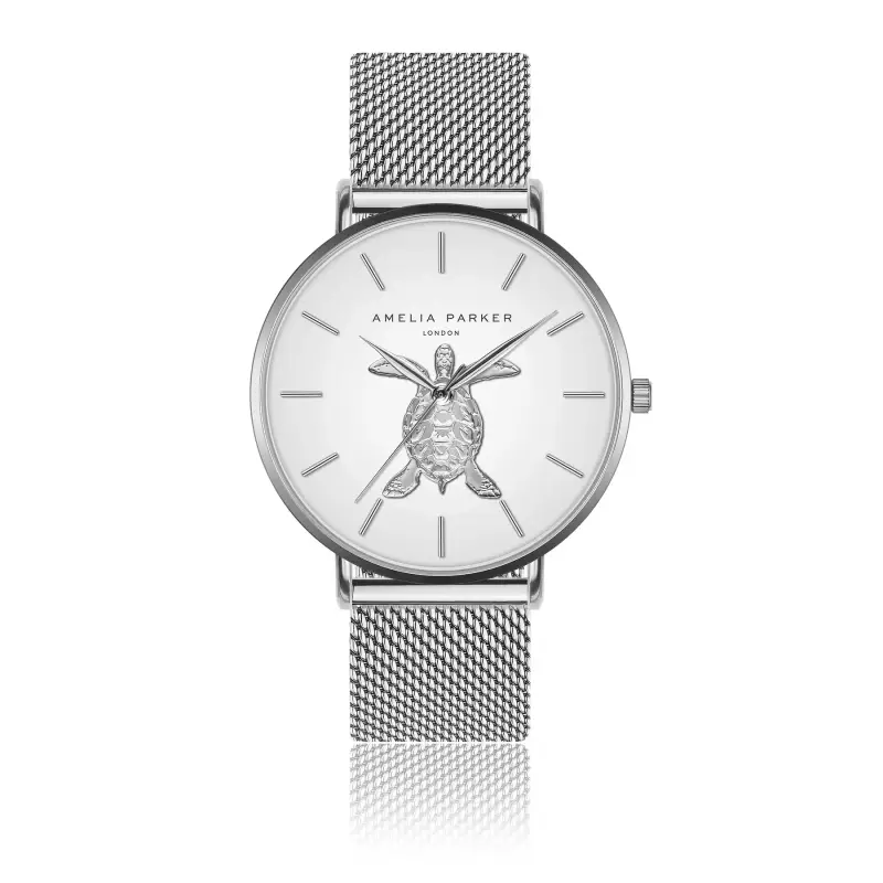 Amelia Parker Orologio da donna Sand Turtle Mesh