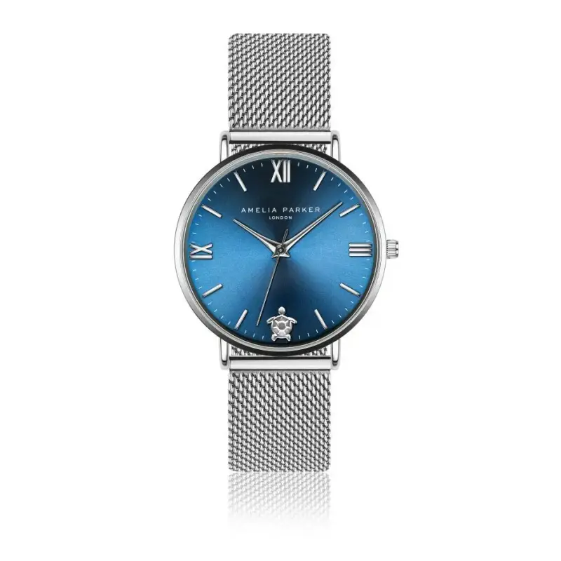 Amelia Parker Orologio in maglia da donna Blue Lagoon