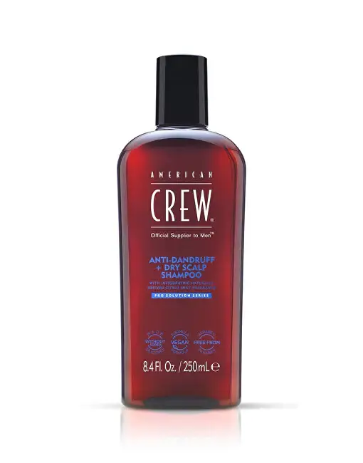 American crew Shampoo antiforfora per cuoio capelluto secco (Anti-Dandruff + Dry Scalp Shampoo) - Volume 250 ml