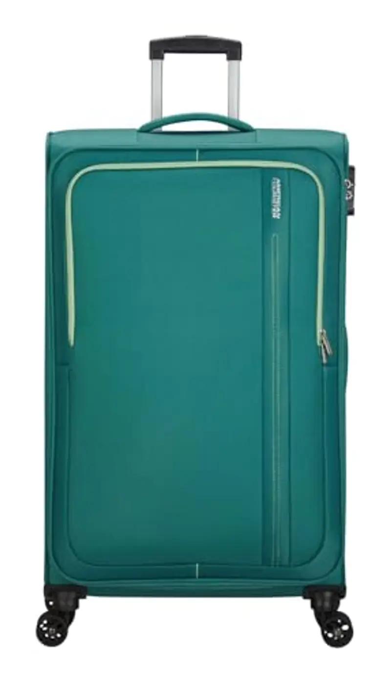 American Tourister Sea Seaker - Spinner XL, valigia, 80 cm, 92, 5 L, verde (Bayou Green)