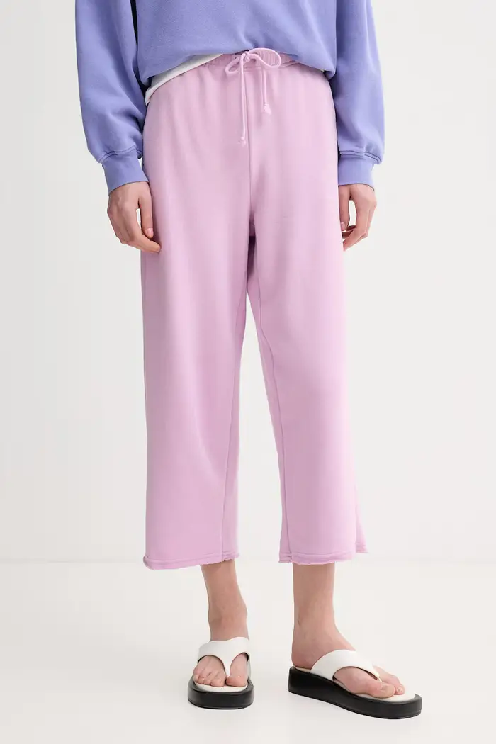 American vintage Pantaloni da tuta da donna con cotone Rosa